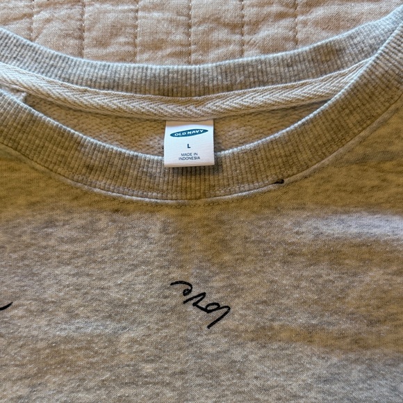 Old Navy Sweatshirt with Love Print - Picture 2 of 2